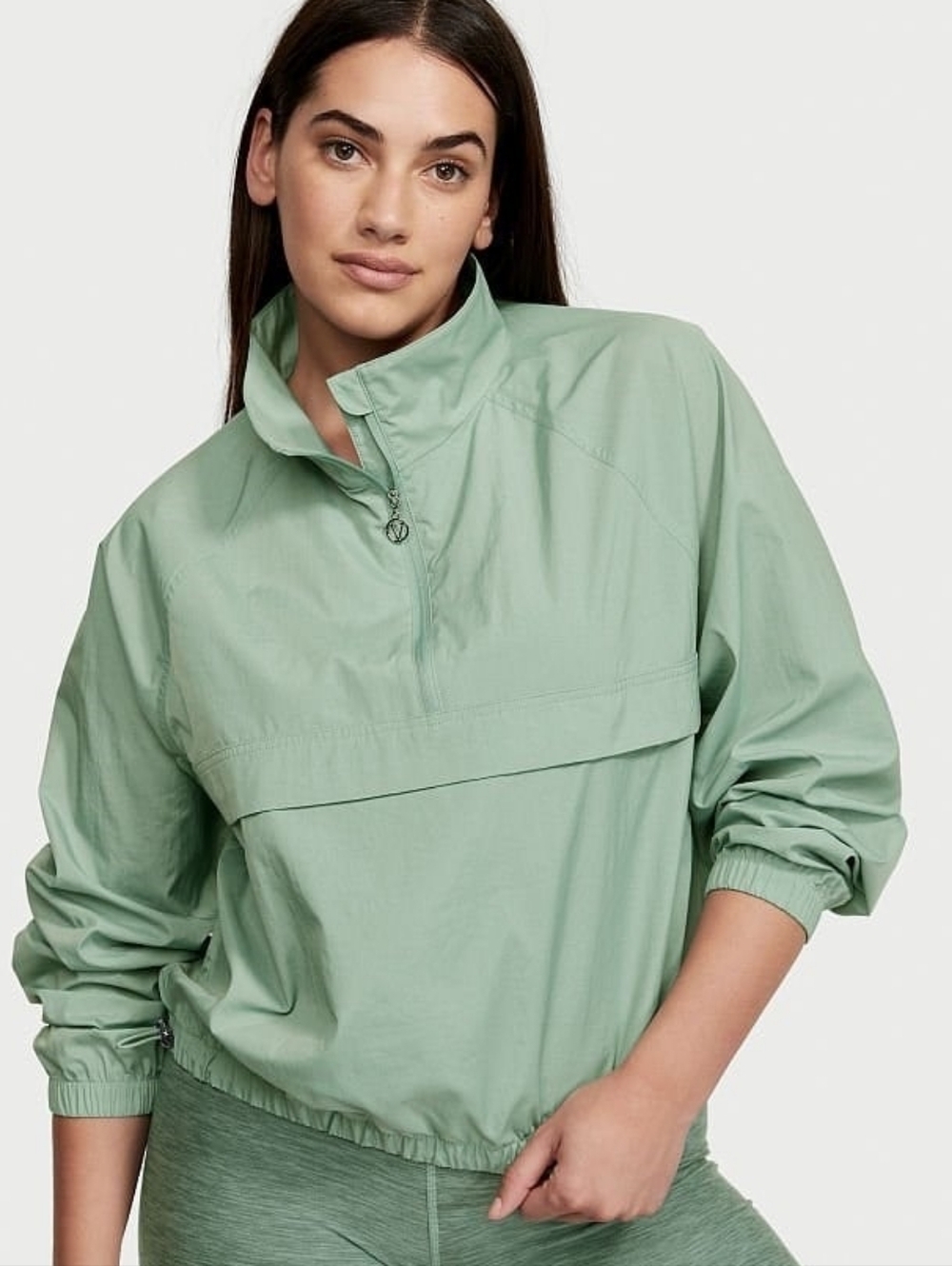 Victoria’s Secret On Point Sage Green Gorpcore Anorak Windbreaker M